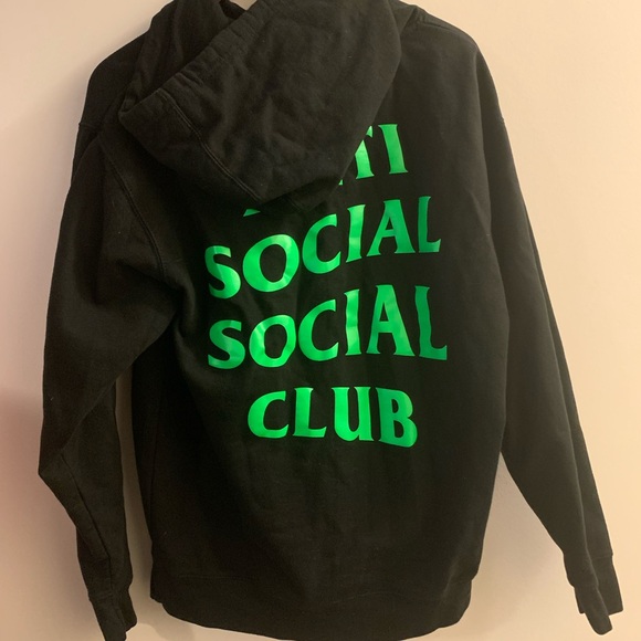 Anti Social Social Club Welcome To The Club Hoodie - Picture 3 of 8